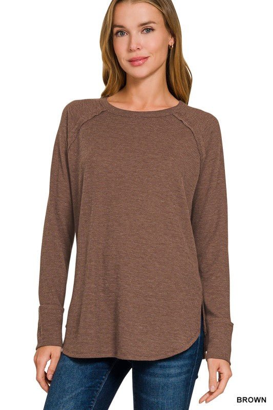 Lightweight Waffle Tops - 4 Colors! - The Nines