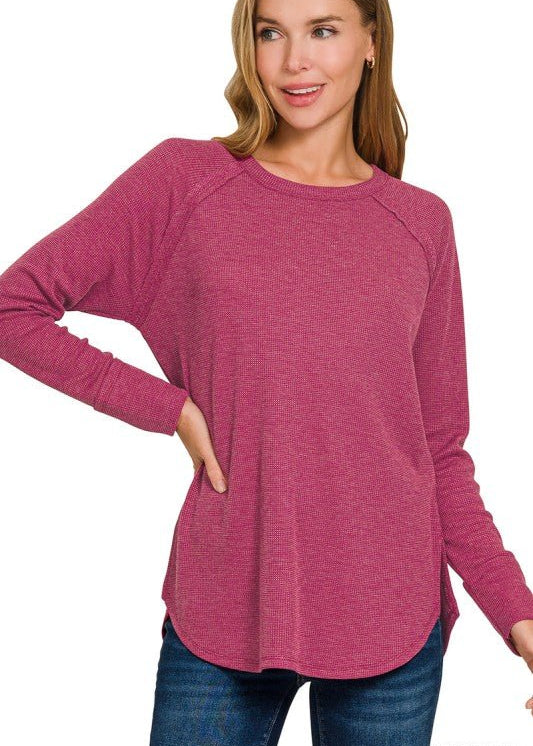 Lightweight Waffle Tops - 4 Colors! - The Nines