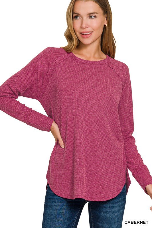 Lightweight Waffle Tops - 4 Colors! - The Nines