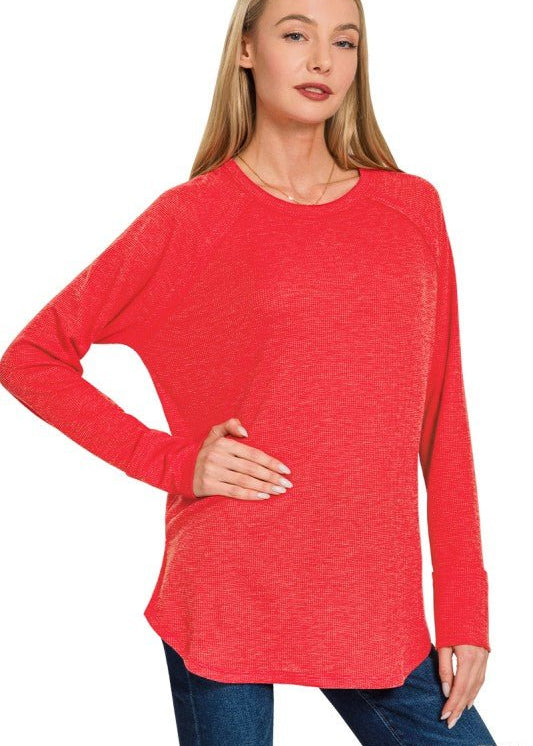 Lightweight Waffle Tops - 4 Colors! - The Nines