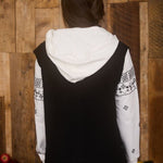 Black Floral Vest - The Nines
