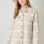 Soft Plaid Sweater Jacket - 2 Colors! - The Nines