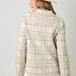 Soft Plaid Sweater Jacket - 2 Colors! - The Nines