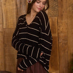 Black & Tan Lightweight Top - The Nines