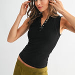 Mono B Henley Tank - The Nines
