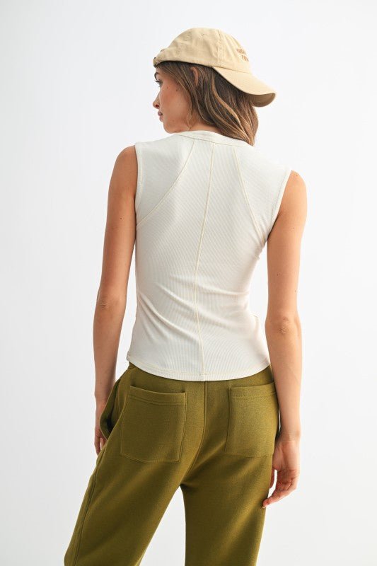 Mono B Henley Tank - The Nines