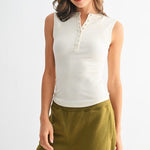 Mono B Henley Tank - The Nines