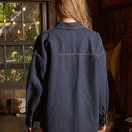 Dark Denim Button Down - The Nines