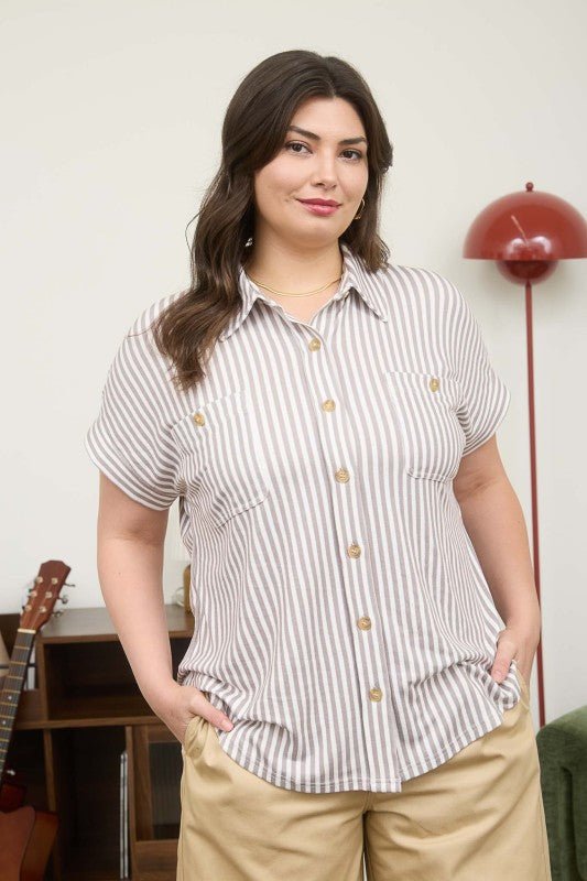 Soft Comfort Stretch Button Down - The Nines