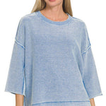 Washed Beachy Sweater - 2 Colors! - The Nines