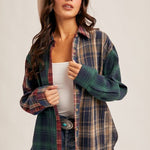 Navy Multicolor Button Down - The Nines