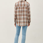 Mocha Plaid Cambell Top - The Nines