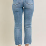 Judy Blue Vintage Distressed Hem Kick Flare - The Nines