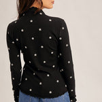 Flower Mock Top - 2 colors! - The Nines