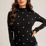 Flower Mock Top - 2 colors! - The Nines