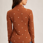 Flower Mock Top - 2 colors! - The Nines