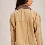 Corduroy Collar Jacket - 2 Colors! - The Nines