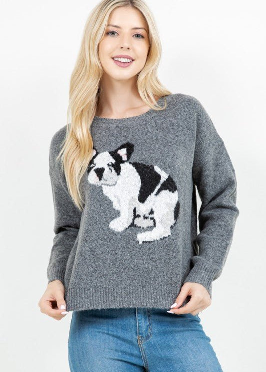Frenchie Sweater - 2 colors! - The Nines