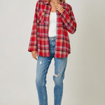 Presley Plaid Shirt Jacket - 4 Colors! - The Nines
