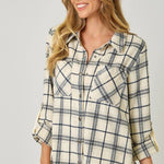 Presley Plaid Shirt Jacket - 4 Colors! - The Nines