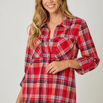 Presley Plaid Shirt Jacket - 4 Colors! - The Nines