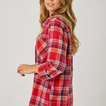 Presley Plaid Shirt Jacket - 4 Colors! - The Nines