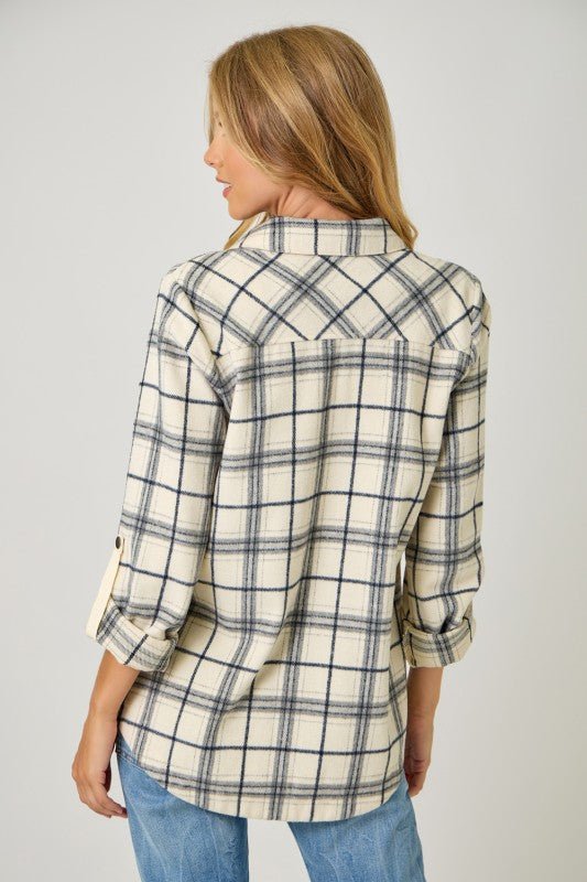 Presley Plaid Shirt Jacket - 4 Colors! - The Nines