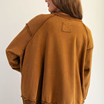 Rust Horse Sweatshirt Top - The Nines