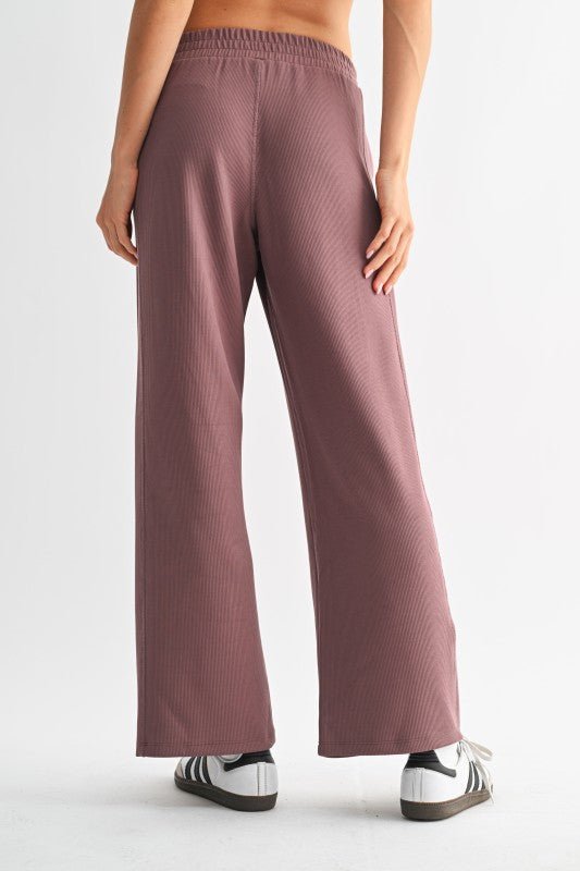 Luxe Ribbed Pants - 3 Colors! - The Nines