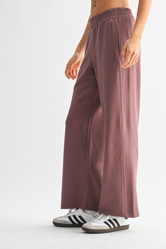 Luxe Ribbed Pants - 3 Colors! - The Nines