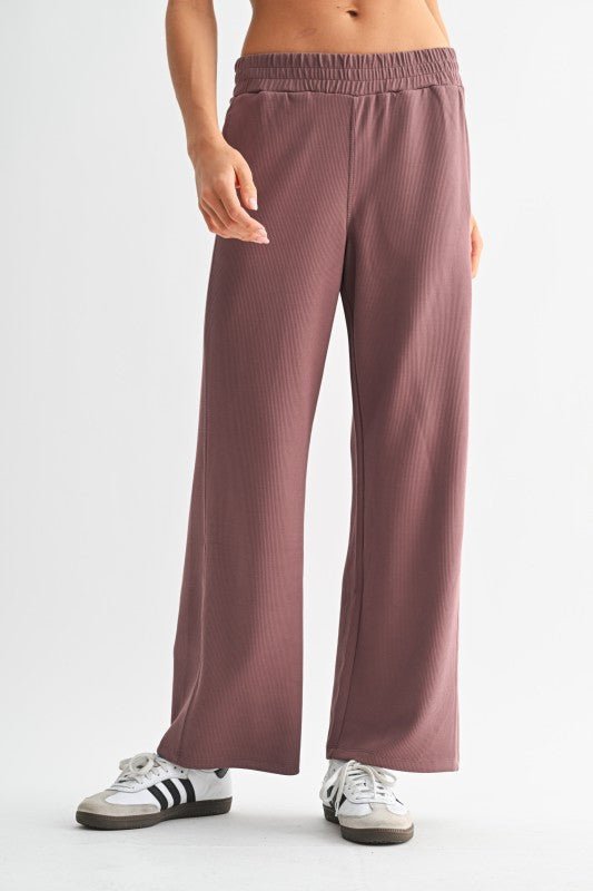 Luxe Ribbed Pants - 3 Colors! - The Nines