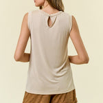 Braided Neck Tank Top - 3 colors! - The Nines