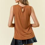 Braided Neck Tank Top - 3 colors! - The Nines