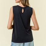 Braided Neck Tank Top - 3 colors! - The Nines