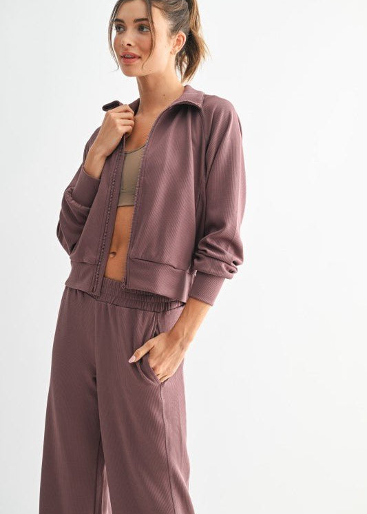 Luxe Ribbed Jacket - 3 Colors! - The Nines