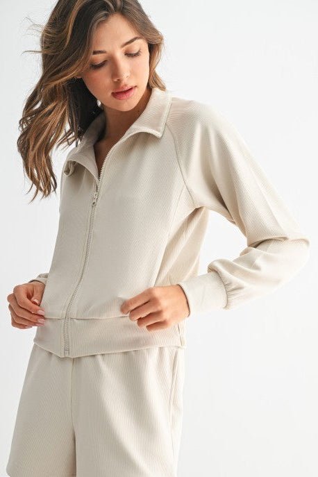 Luxe Ribbed Jacket - 3 Colors! - The Nines