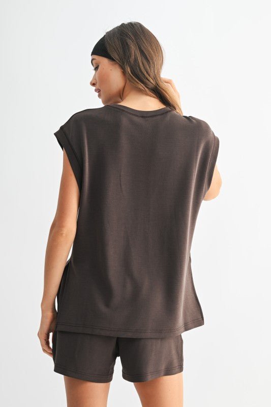Mono B Laguna Scuba Top & Short Set - The Nines
