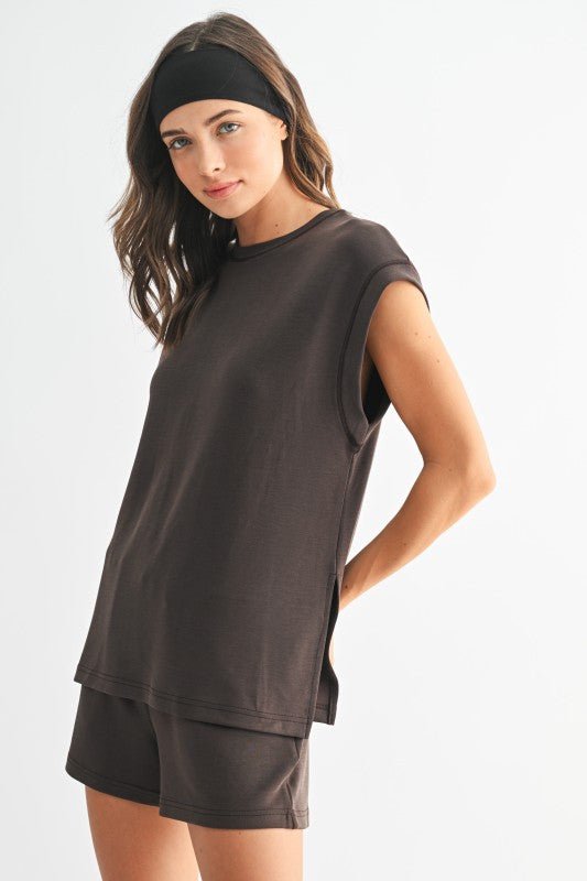 Mono B Laguna Scuba Top & Short Set - The Nines