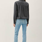 Tencel Button Up Blouson Style Jacket - 2 Colors! - The Nines
