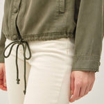 Tencel Button Up Blouson Style Jacket - 2 Colors! - The Nines