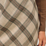Plaid Midi Skirt - The Nines