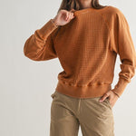Mono B Waffle Pullover - 2 colors! - The Nines
