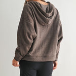 Burnout Fleece Snap Hoodie - 2 colors! - The Nines