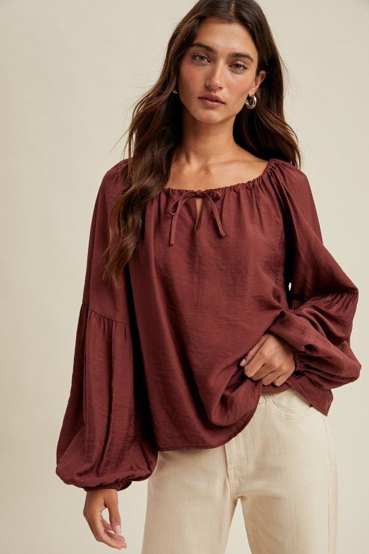 Wine Blouse - The Nines