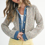 Multicolor Denim Trip Jacket - The Nines