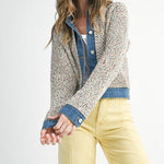Multicolor Denim Trip Jacket - The Nines