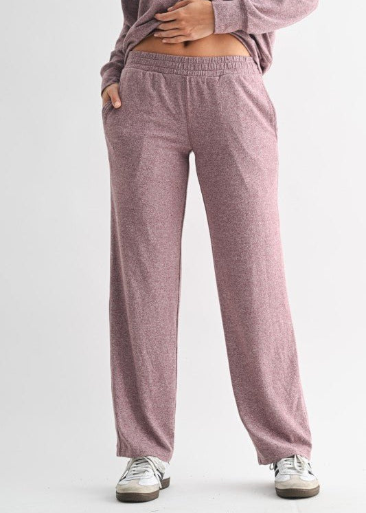 Mono B Brushed Lounge Pant - 2 Colors! - The Nines