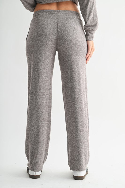 Mono B Brushed Lounge Pant - 2 Colors! - The Nines