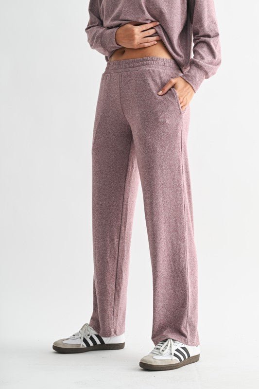 Mono B Brushed Lounge Pant - 2 Colors! - The Nines