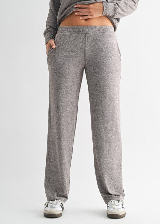 Mono B Brushed Lounge Pant - 2 Colors! - The Nines